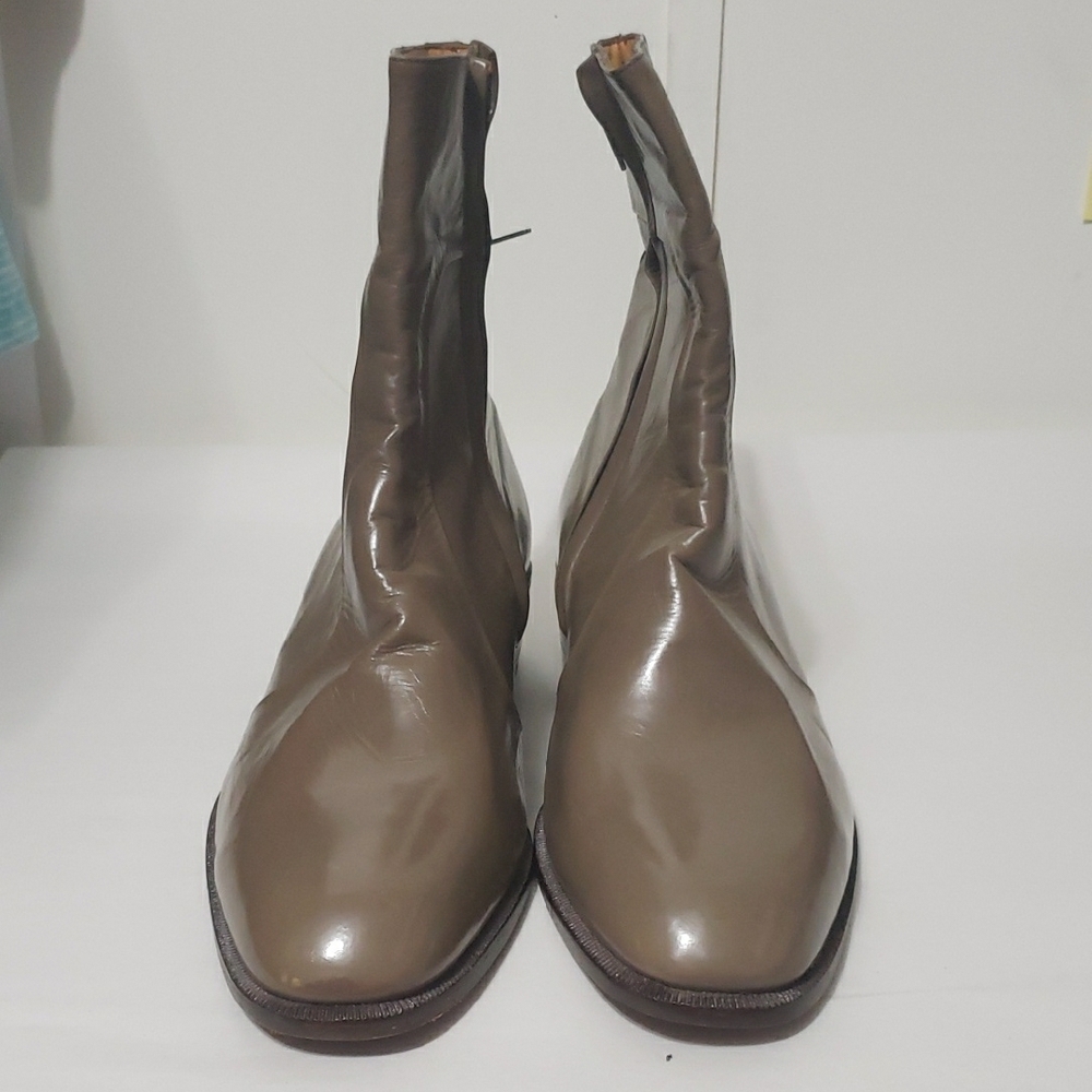 MICHEL‎ DOMIT Made In Mexico Men's Taupe Italian Leather Boots